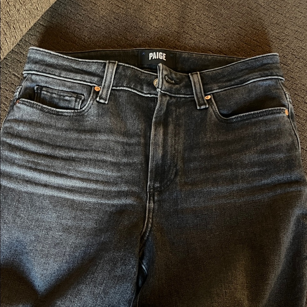 PAIGE Women Gray Slim Jeans